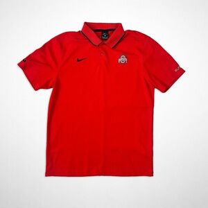 OSU Basketball Team Issue – Red Short Sleeve Polo